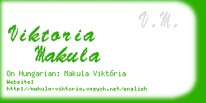 viktoria makula business card